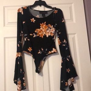 Bell Sleeve Body Suit